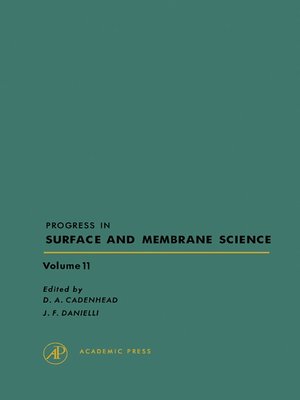 cover image of Progress in Surface and Membrane Science, Volume 11